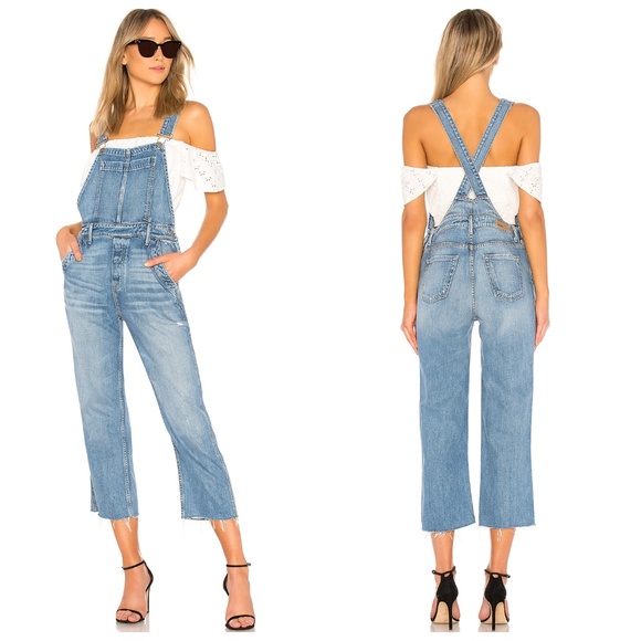 grlfrnd denim jumpsuit